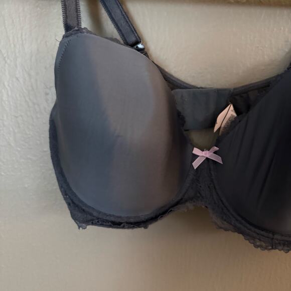 VICTORIA'S SECRET Dream Angels Lined Demi Bra in Light Blue Size 38DD casual - Picture 2 of 5